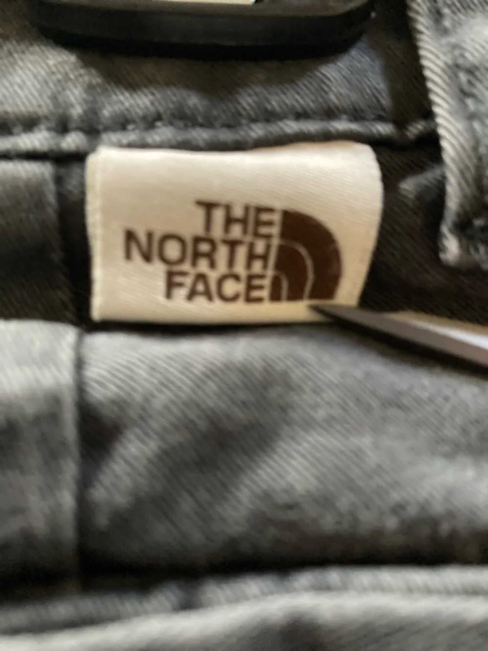 North Face 32w men’s gray flannel lined cargo pants work wear outdoors